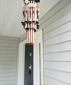 YLYYCC Wind Chimes for Outside,30"Memorial Wind Chimes with 24 Copper Tubes and 16 Copper Bell for Garden, Patio,Window Wind Chime Hanging Decoration,Bronze Memorial Sympathy Wind Chimes Gifts for Mom 24# Wind Chimes 31 61XTaG2LyhL