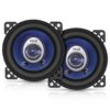Pyle 4" Car Sound Speaker (Pair) - Upgraded Blue Poly Injection Cone 2-Way 180 Watt Peak w/ Non-fatiguing Butyl Rubber Surround 110 - 20Khz Frequency Response 4 Ohm & 3/4" ASV Voice Coil - PL42BL 24 61XWBwOQiAL