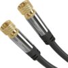 CableDirect – SAT Cable, coaxial Cable, Satellite Cable – TV Cable with Multi-Layer Shielding and Break-Proof Metal F connectors – 3ft Short (HDTV, Radio, DVB-T, DVB-C, DVB-S, DVB-S2) 3 feet 2 61Xb6nWY07L