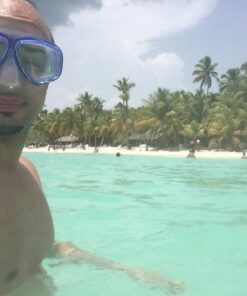 Speedo Unisex-Adult Adventure Swim Mask Blue 20 61XbwYTRLfL