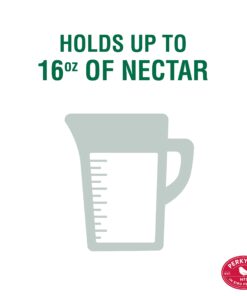 Perky-Pet 8109-2 Antique Glass Bottle Hummingbird Feeder-16-Ounce Capacity, Red beige 1 Count (Pack of 1) Elegant 24 61XbxrqPZjL