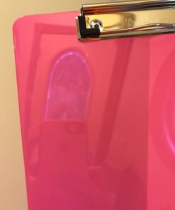 Trade Quest Plastic Clipboard Transparent Color Letter Size Low Profile Clip (Pack of 6) (Assorted) Assorted 22 61XdGXJ cGL