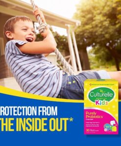 Culturelle Kids Chewable Daily Probiotic for Kids, Ages 3+, 30 Count, #1 Pediatrician-Recommended Brand, Natural Berry Flavored Daily Probiotics for Digestive Health, Oral Care & Immune Support 1 Month Supply 30 61XdbPkDuhL