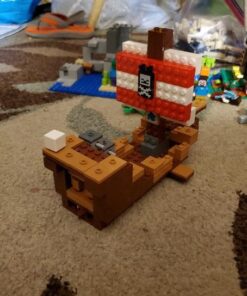 LEGO Minecraft The Pirate Ship Adventure 21152 Building Kit (386 Pieces) 23 61Xe40nwrzL