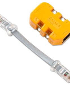 Fluke Networks 10230101 8-Wire In-Line Modular Adapter with K-Plug 8-Wire In-Line with K-Plug