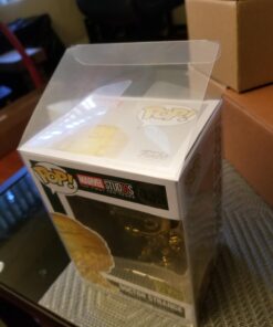 PLAYOLY Pop Protector Case for Funko - 4" Inch Pop! Vinyl Figures, Strong Pop Protectors, Crystal Clear, Heavy Duty Acid Free w/ Protective Film Lot of 20 43 61XgXyxfV9L