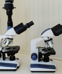 SWIFT SW350T 40X-2500X Magnification, Siedentopf Head, Research-Grade Trinocular Compound Lab Microscope with Wide-Field 10X and 25X Eyepieces, Mechanical Stage, Abbe Condenser, Camera-Compatible 34 61XhUw6UosL