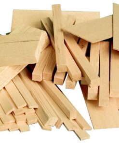 Sax Midwest Products Project Woods Balsa Economy Bag, Assorted Sizes - 407055