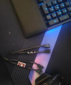 Noctua NA-SYC1, 4 Pin Y-Cables for PC Fans (Black) 30 61XlM3KTpNL