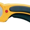 OLFA 45mm Ergonomic Rotary Cutter (RTY-2/DX) - Rotary Fabric Cutter w/ Blade Cover & Squeeze Trigger for Quilting, Sewing, Crafts, Replacement Blade: OLFA RB45-1H 21 61Xm0ApeEEL