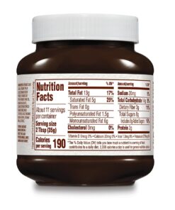 Nutiva Organic Vegan Hazelnut Spread, Dark, 13 Oz, USDA Organic, Non-GMO, Fair Trade & Sustainably Sourced, Vegan & Gluten-Free, Plant-Based Spread with Less Sugar Dark Chococlate 21 61XmWn6ci L