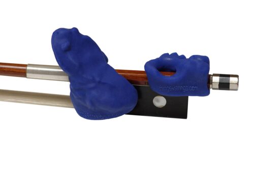 Original Bow Buddy Bright Blue 2-Piece Set: Things 4 Strings Bow Hold Buddies Violin/Viola Teaching Aid Accessory