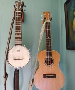 Ukulele Hanger Wooden Wall Mount Made in the USA or Mandolin Hanger - Cherry Hardwood - by String Swing CC01UK-C Single Unit 25 61XqEnjoqDL