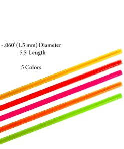 Alternative view of TRUGLO High-Visibility Replacement Fiber Optics for Firearm and Archery Sights - Available in a Variety of Vibrant Colors and Sizes .060' (1.5 mm) Diameter; 5 Colors