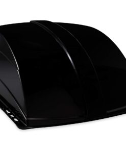 Alternative view of Camco 21015 Black Standard Roof Vent Cover, Opens for Easy Cleaning, Aerodynamic Design, Easily Mounts to RV with Included Hardware (40443) Standard Packaging