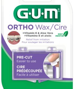 GUM - 10070942007242 Orthodontic Wax, Mint with Vitamin E and Aloe Vera (Pack of 6) (Pack of 6) 22 61XvnbV1y9L