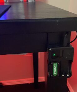 Ponkor Rechargeable Battery Packs for Xbox Series X|S/Xbox One, 2x2600mAh Batteries with High-Speed Charging Station for Xbox One S/Xbox One X/Xbox One Elite Controller 40 61Xw04XHH L