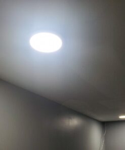 TORCHSTAR 6 Inch Slim Recessed Lighting with Junction Box, Basic Series Ultra Thin LED Recessed Light 5000K Daylight, 12W 1000LM Dimmable LED Downlight, ETL & Energy Star, Pack of 6 Daylight (5000K) 46 61Xwpt19xL 1