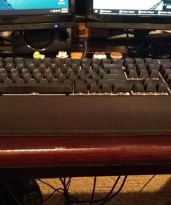 Glorious Gaming Wrist Pad/Rest - Full Standard Size - Black - Mechanical Keyboards, Stitched Edges, Ergonomic | 17.5x4 inches | 25mm/1in Thick (GWR-100) Full Size (Standard) 52 61XxIl3FSrL