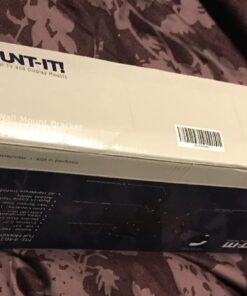 Mount-It! Articulating TV Wall Mount Corner Bracket, VESA 400 x 400 Compatible, Stable Dual Arm Full Motion, Swivel, Tilt Fits 32, 37, 40, 42, 47, 50 Inch TVs, 115 Lbs Capacity with HDMI Cable Black 50 61Xy0Cw9bL