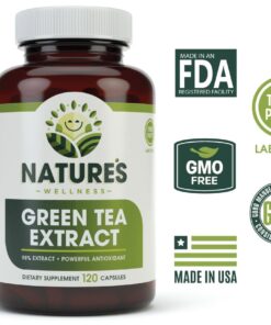 Green Tea Extract 98% Standardized with EGCG | Healthy Weight Support, Metabolism, Energy, Heart Health | Green Tea Capsules are Natural Caffeine Pills with Antioxidant & Free Radical Scavenger 1000mg 23 61XyWHDuJFL 3