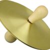 Rhythm Band Brass Cymbals with Knobs 5 in. Pair With Handles 16 61XyZEjZswL