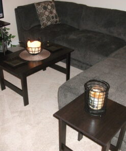 Sauder Beginnings Table Set, L: 35.32" x W: 19.45" x H: 17.17", Cinnamon Cherry 36 61Xylcm6glL