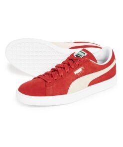 PUMA Select Men's Suede Classic Plus Sneakers Medium High Risk Red 9 61Y11W4g6BL