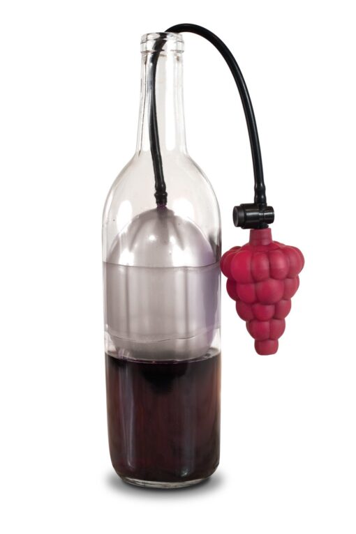 Air Cork Wine Preserver (with spare balloon) - as seen on Shark Tank Burgundy