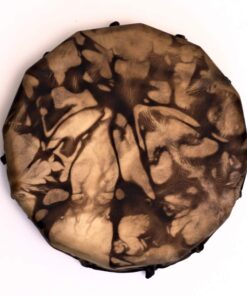 Alternative view of Native American style, Deer hide Frame drum 10"