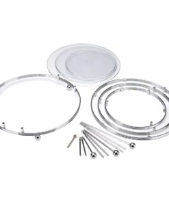 Wilton Cakes 'N More 3-Tier Cupcake and Cake Stand Display, Silver 25 61Y4cCCtzVL
