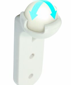 Alternative view of Camco 42005 Awning Roller Ball with Screen Door Slide, White