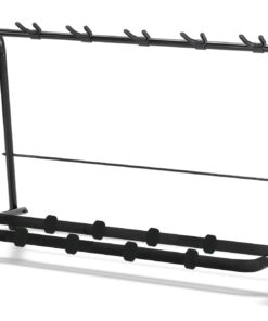 Alternative view of Hercules Stands GS525B 5 Space Guitar Rack Black 5 Guitars