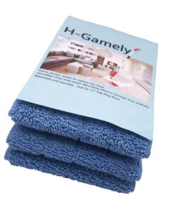 Microfiber Spray Mop Replacement Heads for Wet/Dry Mops Compatible with Bona Floor Care System 3 Pack (Blue) Blue 13 61Y8I6viyZL