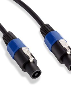 Pyle-Pro Audio Cord Connector to Male Speakon Connection 30 ft 12 Gauge Black Heavy Duty Professional Speaker Cable Wire-Delivers Sound-Pyle PPSS30, USB 11 61Y8MMmJgeL