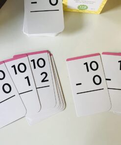Think Tank Scholar 681 Math Flash Cards & Math Dice (Award Winning) Addition, Subtraction, Multiplication & Division - All Facts & Games - Kids Ages 4+ Kindergarten, 1ST, 2ND, 3RD, 4TH, 5TH, 6TH Grade 2 Dice + Add, Sub, Mult, Div 29 61Y8m8imVLL