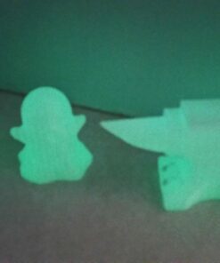 HATCHBOX ABS 3D Printer Filament, Dimensional Accuracy +/- 0.03 mm, 1 kg Spool, 1.75 mm, Glow in the Dark 21 61Y9BiM4FaL