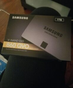 SAMSUNG 860 QVO 1TB Solid State Drive (MZ-76Q1T0B/AM) V-NAND, SATA 6Gb/s, Quality and Value Optimized SSD Single 47 61Y9RAyKOIL