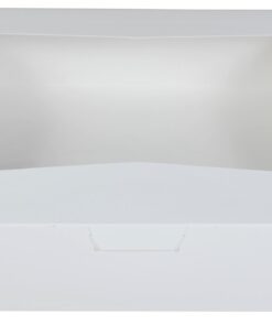 SCT White Window Bakery Boxes with Tuck-in Lid, 19 x 14 x 6.5, White, Paper, 50/Carton 19" Length x 14" Width x 4" Heights (Case of 50) 23 61YALwOVfTL
