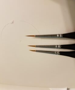 Best Professional Siberian Kolinsky Sable Detail Paint Brush, Value Set of 10, Miniature Brushes Will Keep a Fine Point and Spring, for Watercolor, Oil, Acrylic, Nail Art & Models 22 61YAbhgqMYL 2