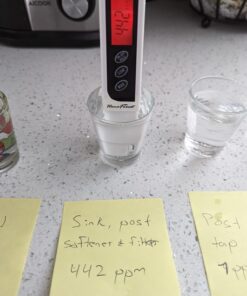 HoneForest Water Quality Tester, Accurate and Reliable, TDS Meter, EC Meter & Temperature Meter 3 in 1, 0-9990ppm, Ideal Water Test Meter for Drinking Water, Aquariums, etc. 35 61YAsguxUL