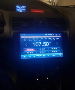 Bingfu Universal Car Stereo FM Radio Antenna Signal Booster Amplifier Amp,12V Power Supply DIN Plug Connector Adapter for Vehicle Truck SUV Car Audio Radio Stereo Media Head Unit Receiver 29 61YG hhL4qL