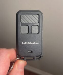 LiftMaster 890max Mini Key Chain Garage Door Opener Remote, 2.5" Long x 1.25" Wide x 1/2" Thick, Black with Gray Buttons 24 61YG1ZbJLL