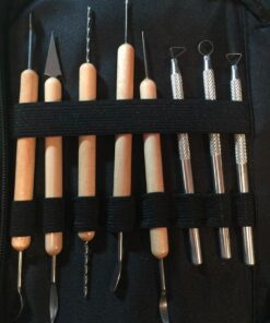 Sculpt Pro Pottery Tool Starter Kit - 15-Piece 26-Tool Beginner's Clay Ceramics Modeling Carving Sculpting Set -Arts and Crafts School Project, w Carrying Case, Birthday Gift for Kids 1 45 61YKwbJ8BJL