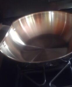 Cooks Standard Wok Multi-Ply Clad Stir Fry Pan, 13" with High Dome lid, Silver 63 61YMBkxmKrL