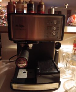 Mr. Coffee Espresso and Cappuccino Machine, Programmable Coffee Maker with Automatic Milk Frother and 15-Bar Pump, Stainless Steel,Silver 46 61YMD HJ6jL