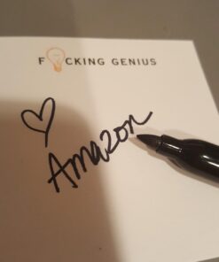 Amazon Basics Fine Point Tip Permanent Markers, Black, 12-Pack 1 Count (Pack of 12) 55 61YO dCJ9L