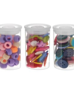 Juvale Film Canisters with Caps - 30-Count 35mm Clear Film Canisters, Transparent Storage Containers for Small Accessories 14 61YTI 1T0SL