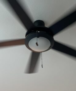 Westinghouse Lighting 7224200 Comet Indoor Ceiling Fan with Light, Matte Black Indoor Only LED 32 61YU5LE8XdL