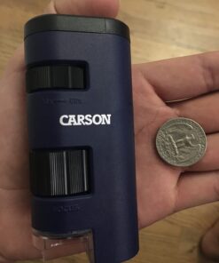 Carson Pocket Micro 20x-60x LED Lighted Zoom Field Microscope with Aspheric Lens System (MM-450),Blue Pocket Micro (MM-450) 24 61YUnm63IL
